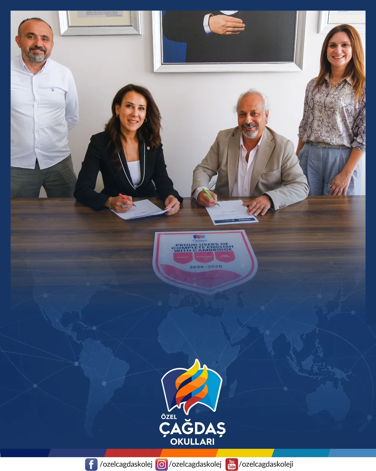 ÇAĞDAŞ İLE CAMBRIDGE ARASINDA İŞ BİRLİĞİ
