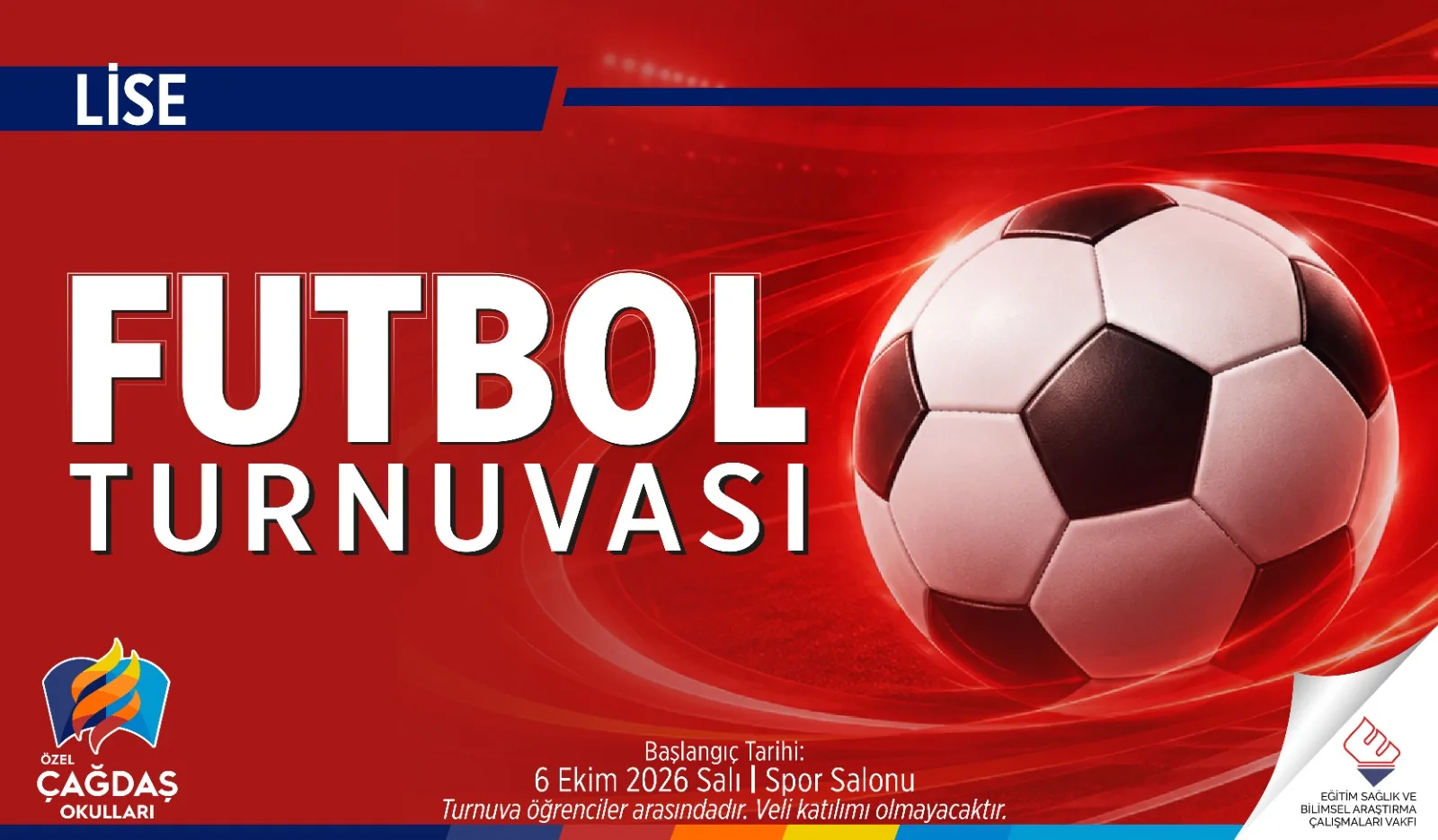 LİSE FUTBOL TURNUVASI BAŞLIYOR