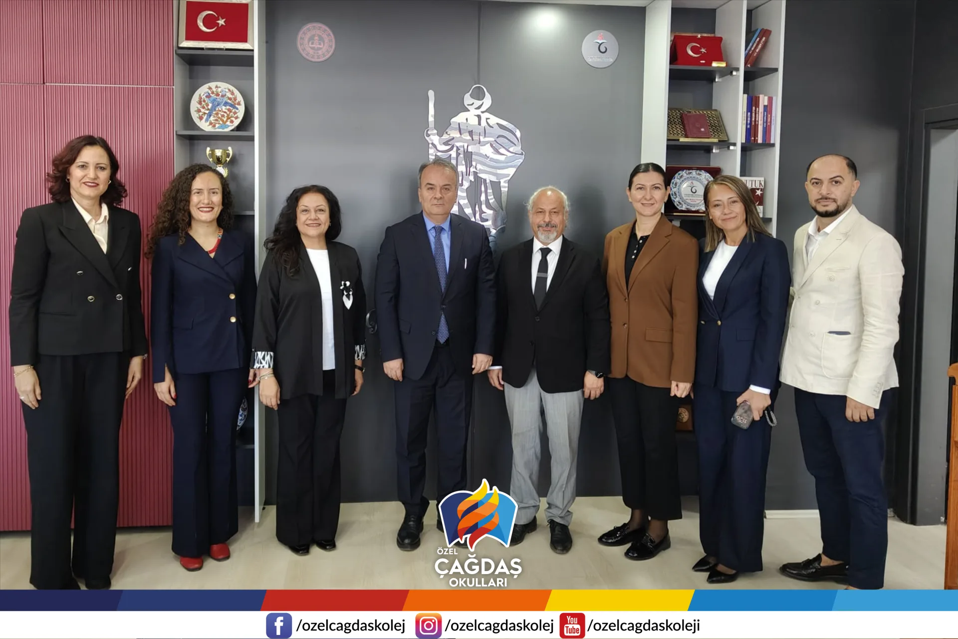 YÖNETİCİLERİMİZDEN MİLLİ EĞİTİM MÜDÜRLERİNE ZİYARET
