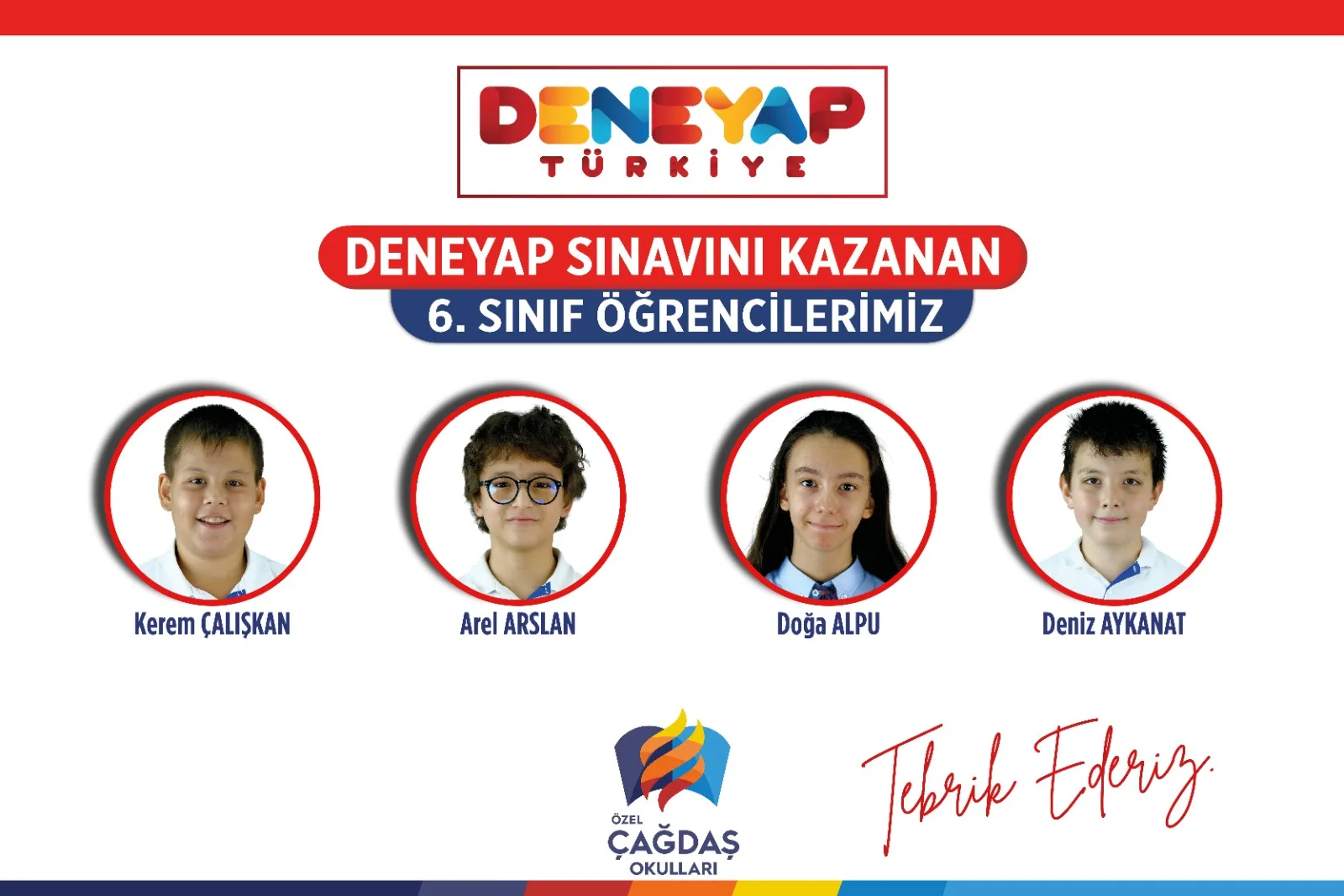DENEYAP SINAVINDA BÜYÜK BAŞARI