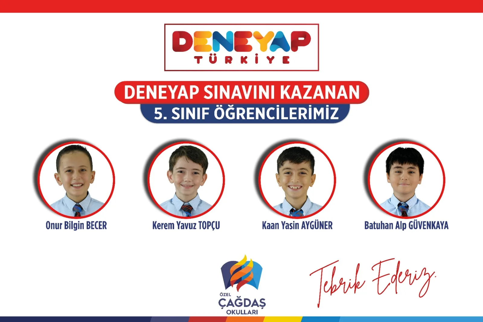 DENEYAP SINAVINDA BÜYÜK BAŞARI