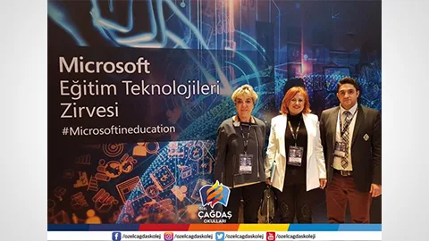 MICROSOFT EĞİTİM TEKNOLOJİLERİ ZİRVESİ’NDEYDİK