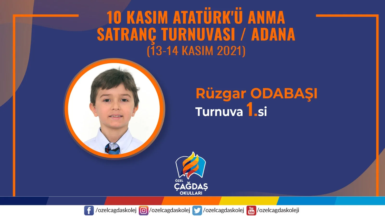 ÖĞRENCİMİZ TURNUVA 1.Sİ OLDU