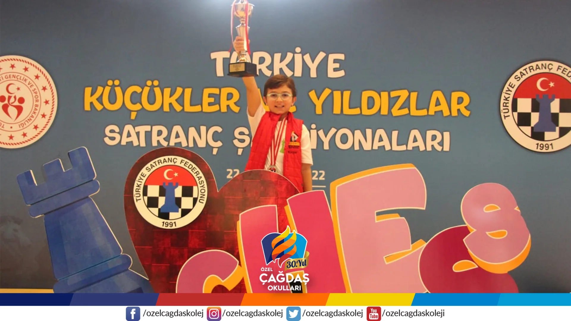 TÜRKİYE KÜÇÜKLER SATRANÇ ŞAMPİYONASINDA TÜRKİYE 2.LİĞİ