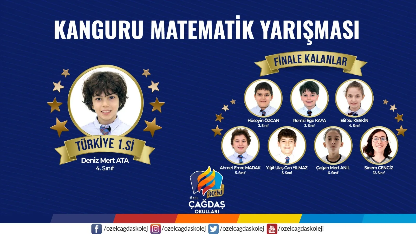KANGURU MATEMATİK YARIŞMASINDA BÜYÜK BAŞARI