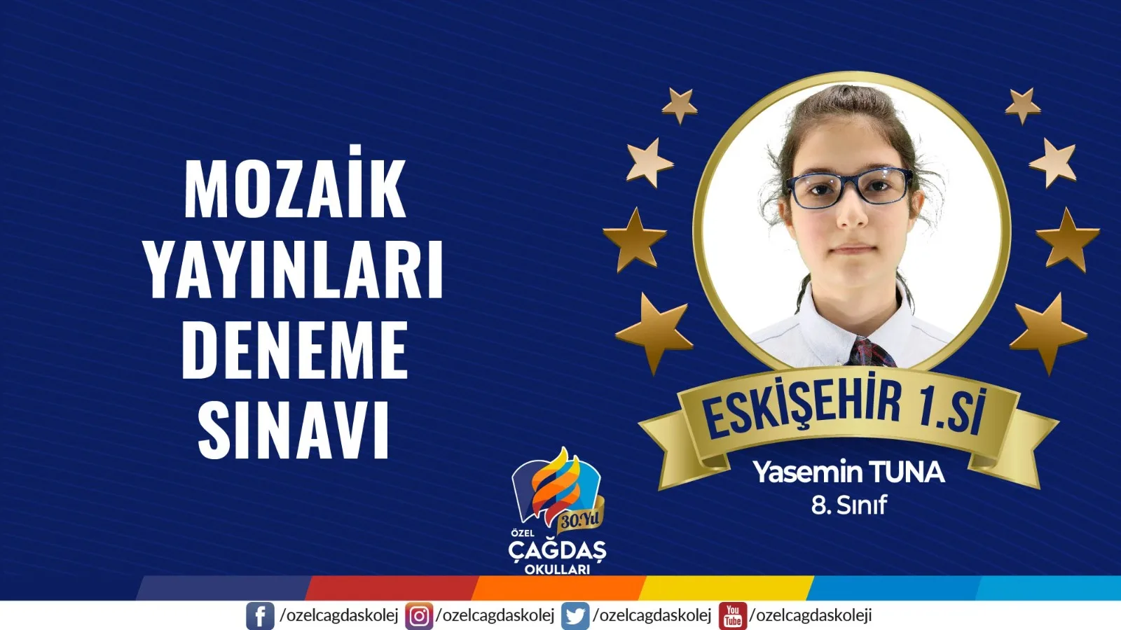 ÖĞRENCİMİZ ESKİŞEHİR 1.Sİ OLDU