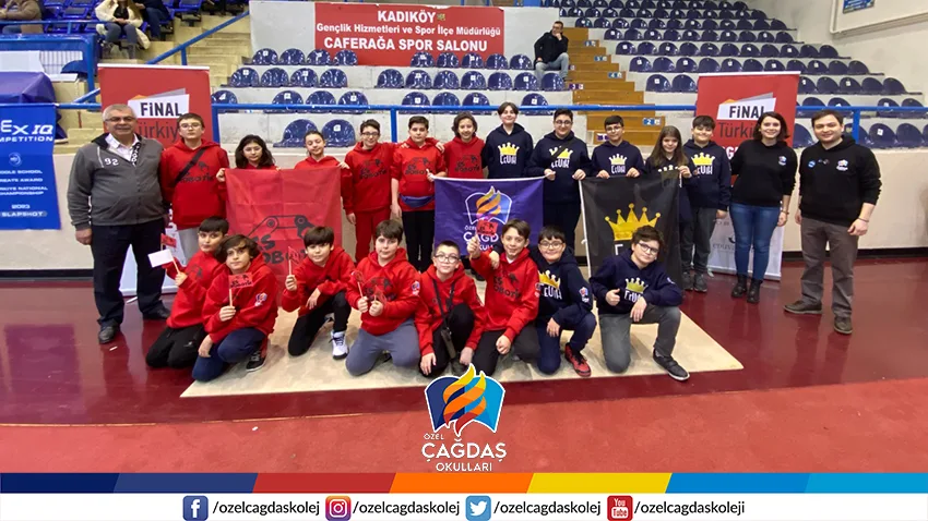 VEX IQ CHALLENGE ORTAOKUL ROBOTİK TURNUVASI'NIN TÜRKİYE FİNALLERİNE KATILMAYA HAK KAZANDIK