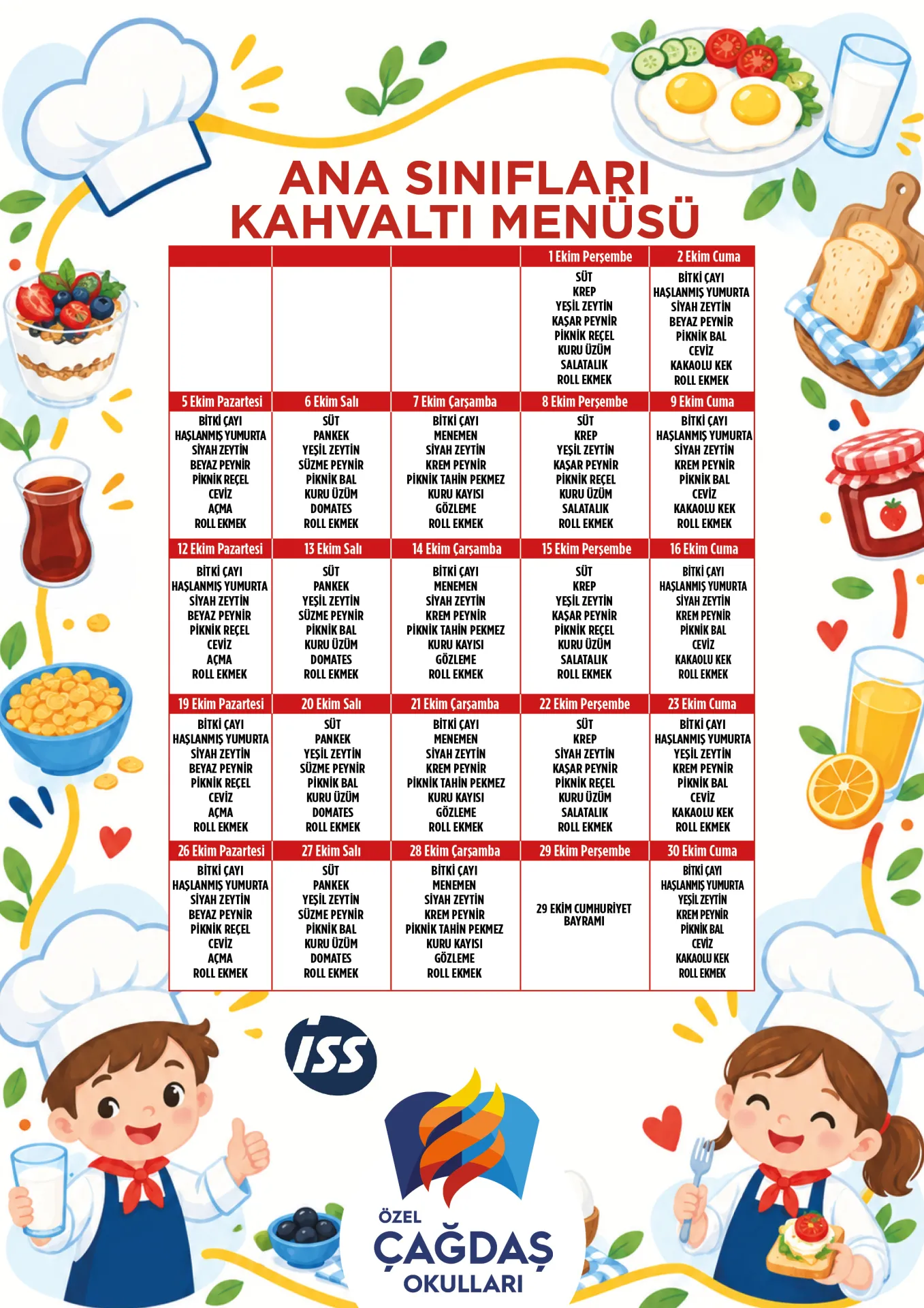 Yemek Listesi